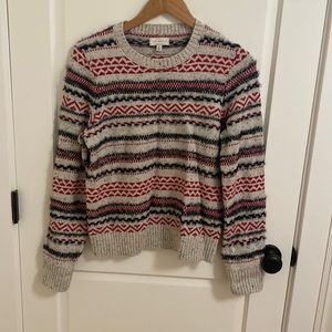 Lucky Brand Speckled Fair
Isle Wool Blend Knit Crewneck
Sweater Medium